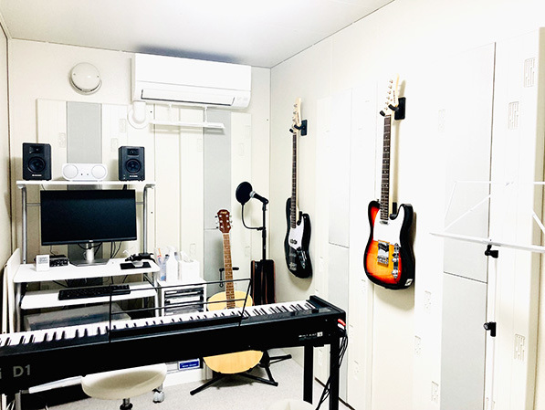 音楽教室スタジオ(ギター・ピアノ・ベース・DTM・ウクレレ)